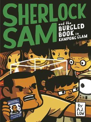 cover image of Sherlock Sam and the Burgled Book in Kampong Glam